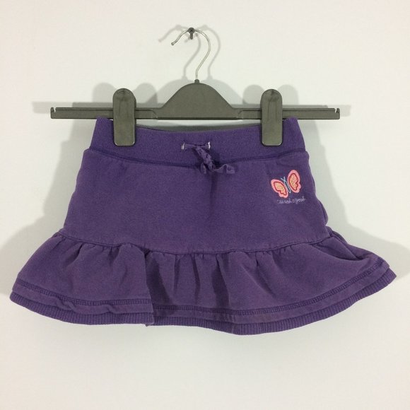 OshKosh B'gosh Girls 6X Purple Butterfly Skirt - Picture 1 of 6